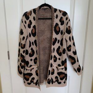 Vici Brand Staccato Leopard print cardigan, size S
